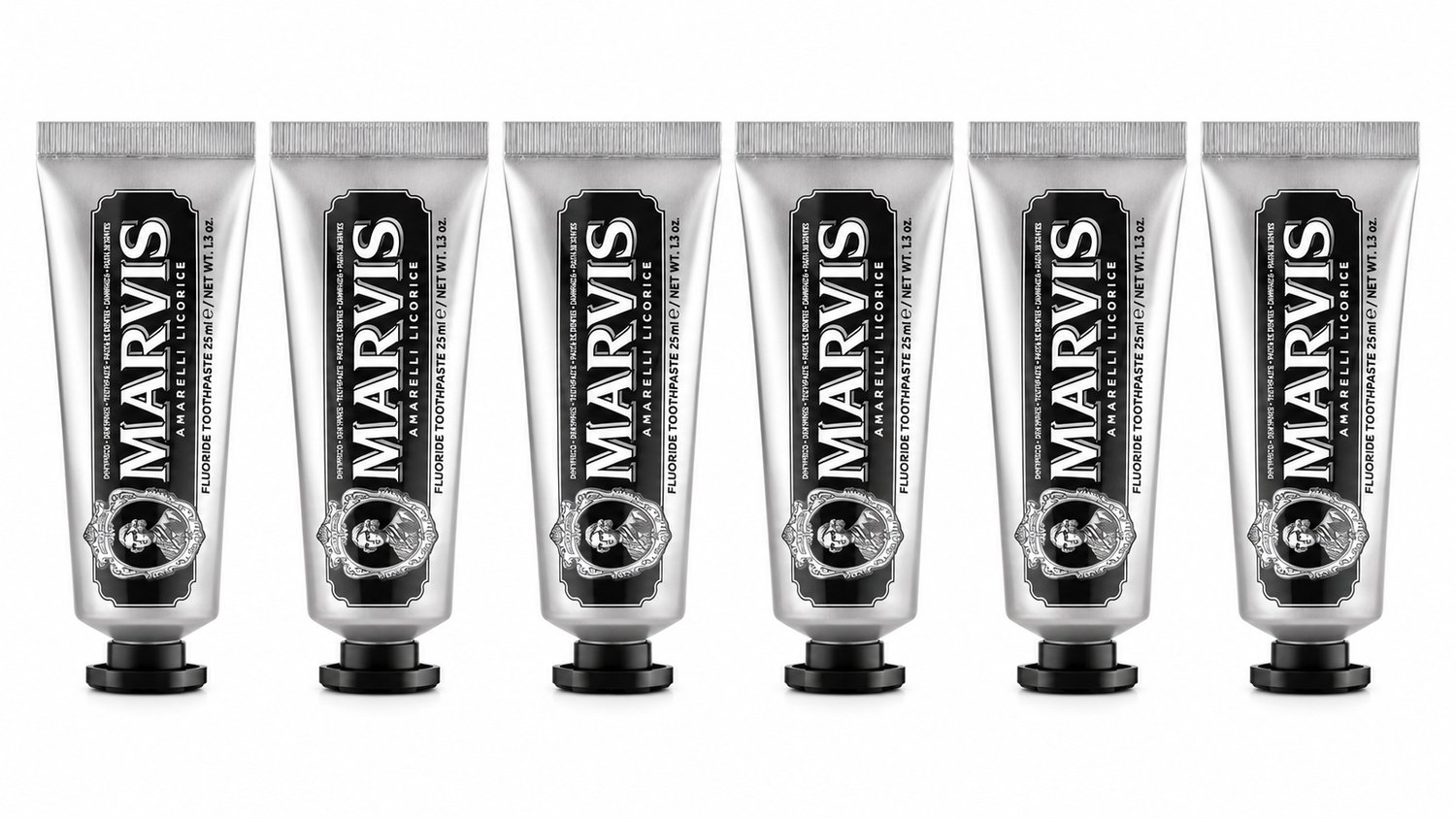 Marvis Tandpasta Amarelli Licorice | 6 x 25 ml