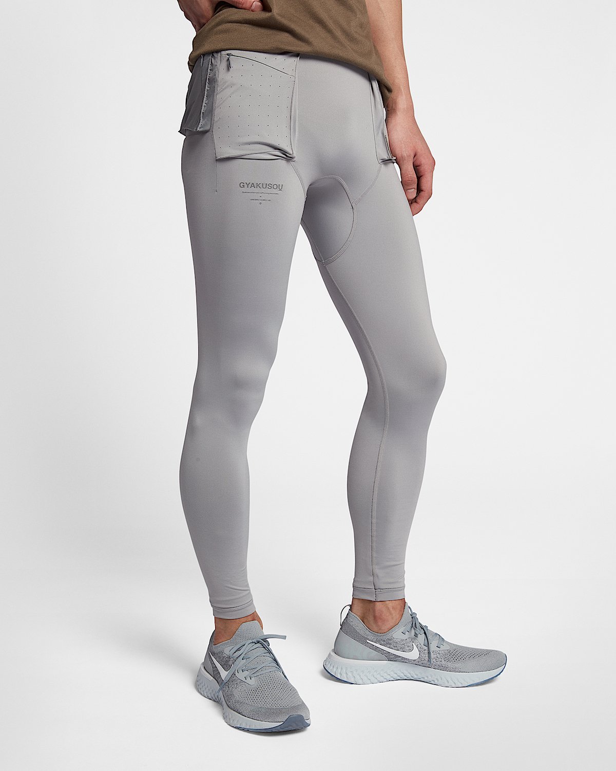 Nike Gyakusou Functionele hardlooptight – Matte /Flat Pewter/Cool Gyakusou Hardlopen Heren Sportbroek voor Mannen Grijs
