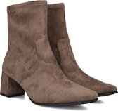 STEFANO LAURAN 25354 Enkellaarsjes - Enkelboots met rits - Dames - Taupe - Maat 39