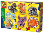 SES Creative Gieten en Schilderen Set - Mythische Wezens - Voor Jongens vanaf 5 Jaar - Knutselen - Schoencadeautjes Sinterklaas