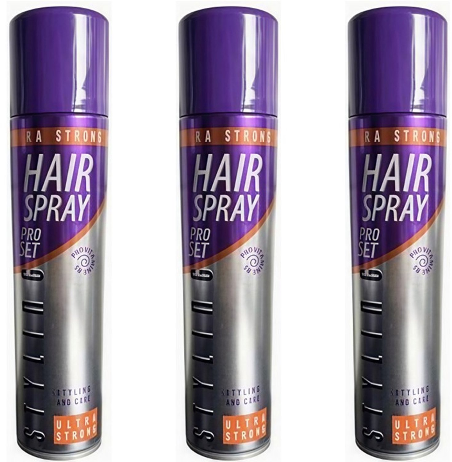 PROSET Haarlak Ultra Strong 3 x 250 ml
