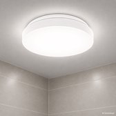B.K.Licht - LED Badkamerverlichting - plafondlamp - witte badkamerlamp - IP44 - Ø29cm - 4.000K - 1.200Lm - 12W