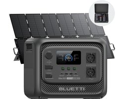 BLUETTI Elite 300 3014,4Wh LFP draagbare accu met 2400W AC-uitgangen (4800W piekvermogen)- Draagbare stroomgenerator met 500W Sora 500 Zonnepaneel (apart verzonden) - voor noodstroomvoorziening thuis.