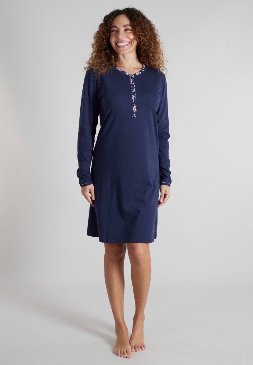 Götzburg Gotzburg dames Nachthemd 250299 620 blau mittel motief