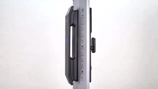 Lordani Slimme Deurslot met Gezichtsherkenning & Vingerafdruk | Sleutelloos Toegangssysteem | Display | Palmscan, App & Code | Slimme slot met Camera | Deurklink met Vingerafdruk | Kantoor Slot | Zwart | Anti inbraak | Beveiliging | Smarthome