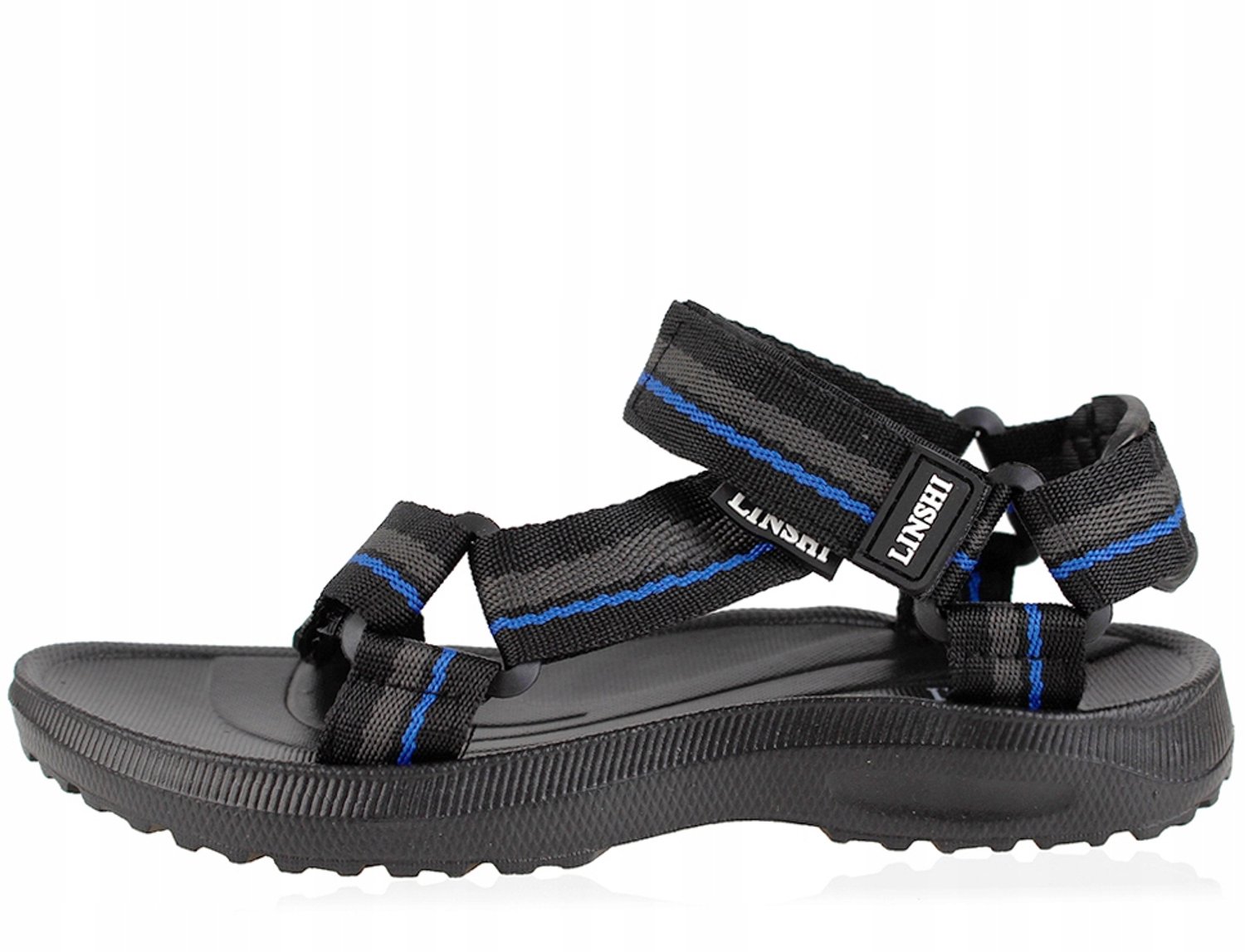 Lichte Heren Watersandalen met Klittenband Zwart