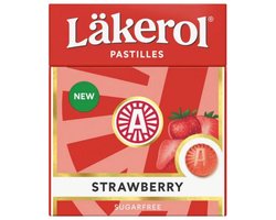 Lakerol Läkerol Strawberry Doosje - 24x 25 gr