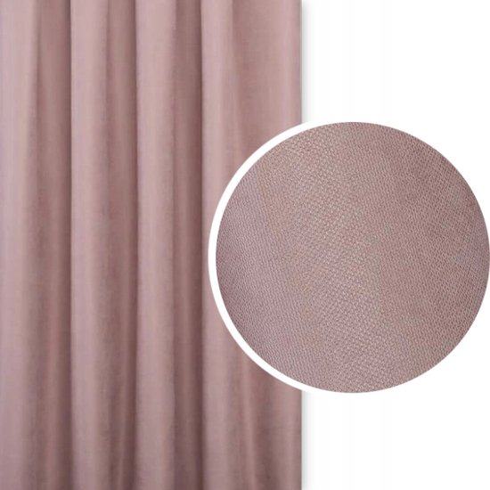 Verduisterende Gordijnstof Roze 280x200 cm - Merkloos