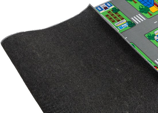 speelkleed - speeltapijt - 140 x 200 cm - speelmat - cityfun - antislip en wasbaar — afbeelding 2