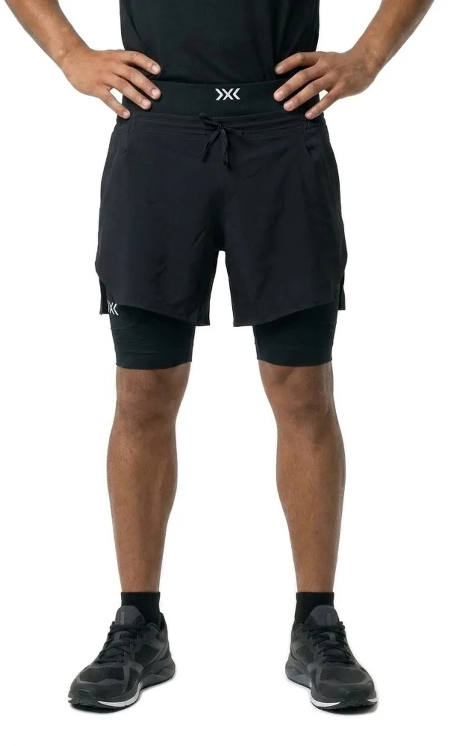 X-bionic Effektor 2in1 Korte Broek Man Zwart