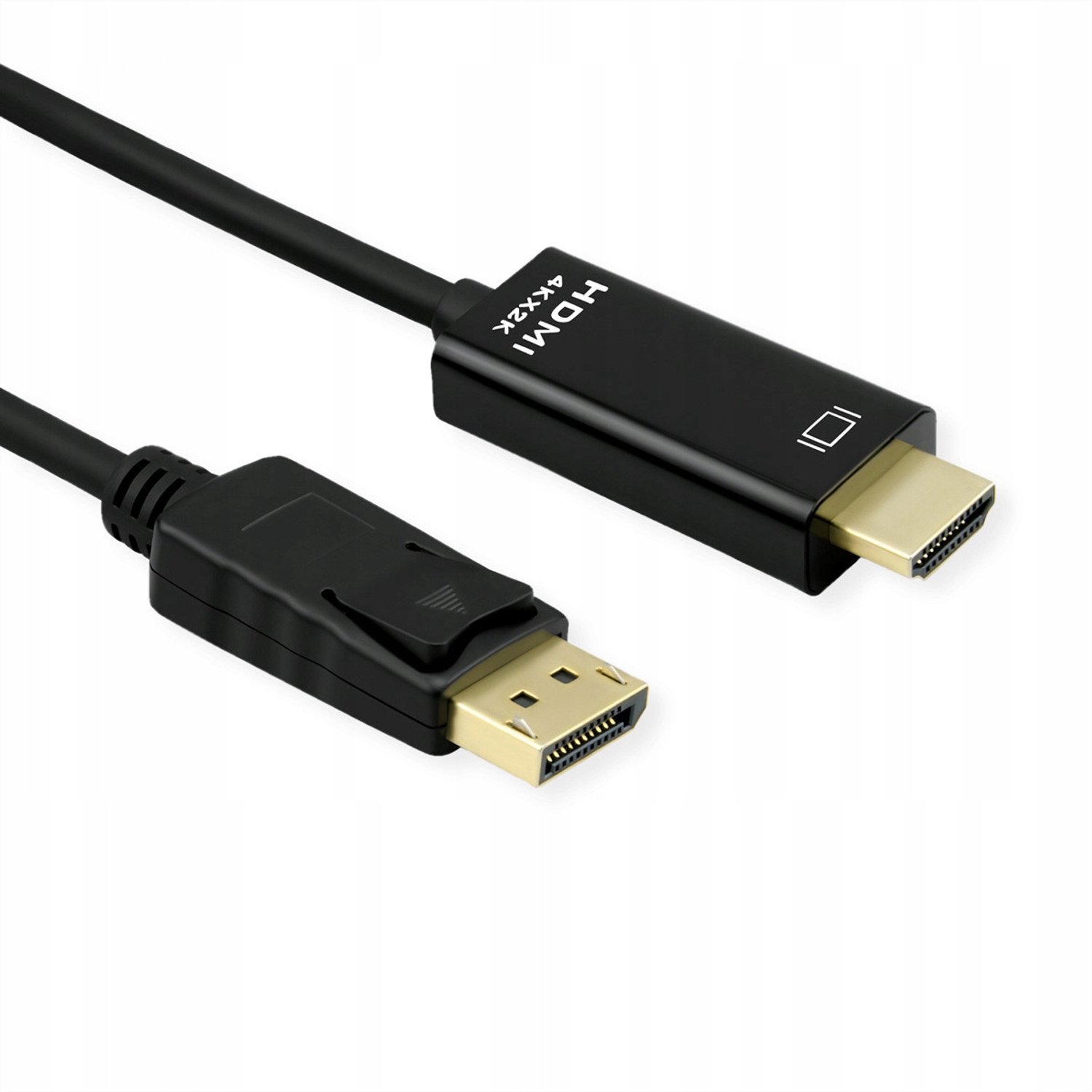 ROLINE DisplayPort Kabel DP naar UHDTV Slim 2m Zwart