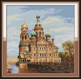 Artstudioclub®  borduurpakketten volwassenen 48×48cm  Kasteel