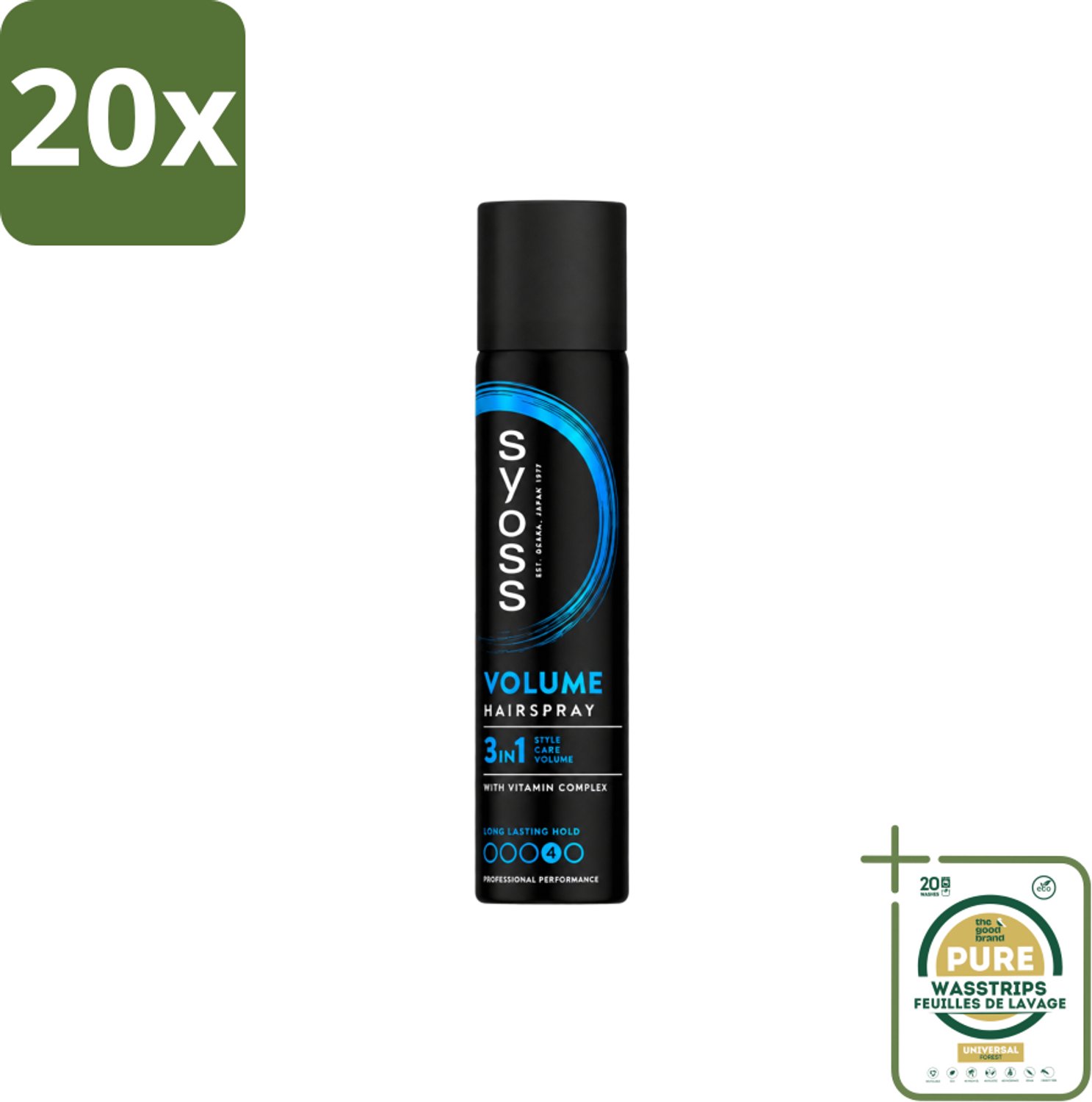 20 x Syoss - Haarspray - Volume Lift - 75 milliliter - Wasstrips - Koffiezetapparaat - Koffiezetapparaat - Koffiezetapparaat