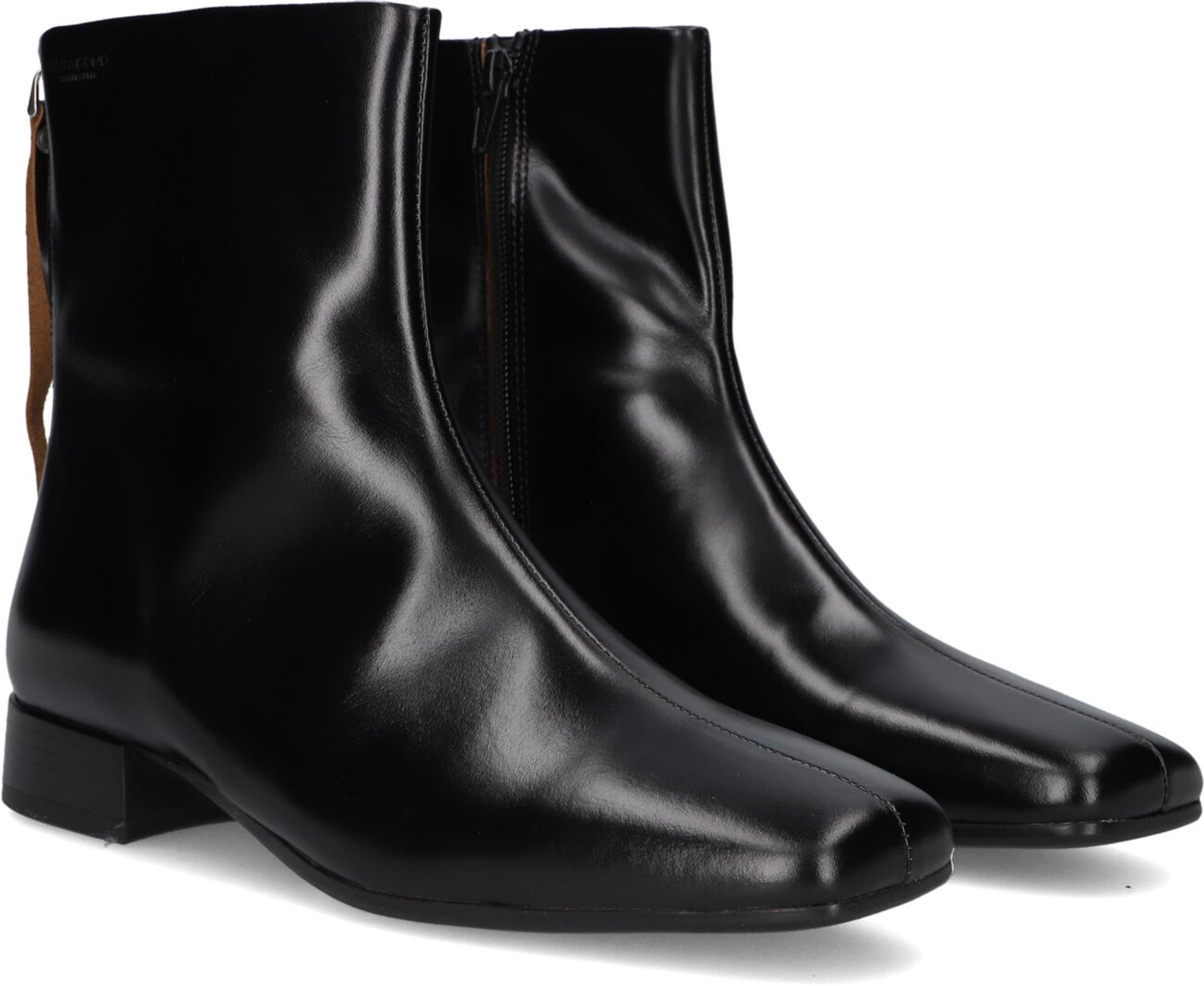 Vagabond Shoemakers Mona Enkellaarsjes - Enkelboots met rits - Dames - Zwart - Maat 40
