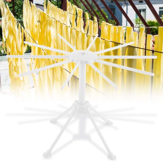 Noedeldroogrek Opvouwbaar - Pasta Droogrek - Antislip - Keukengereedschap - Voedselveilige Materialen - 28x16,8 cm — afbeelding 5