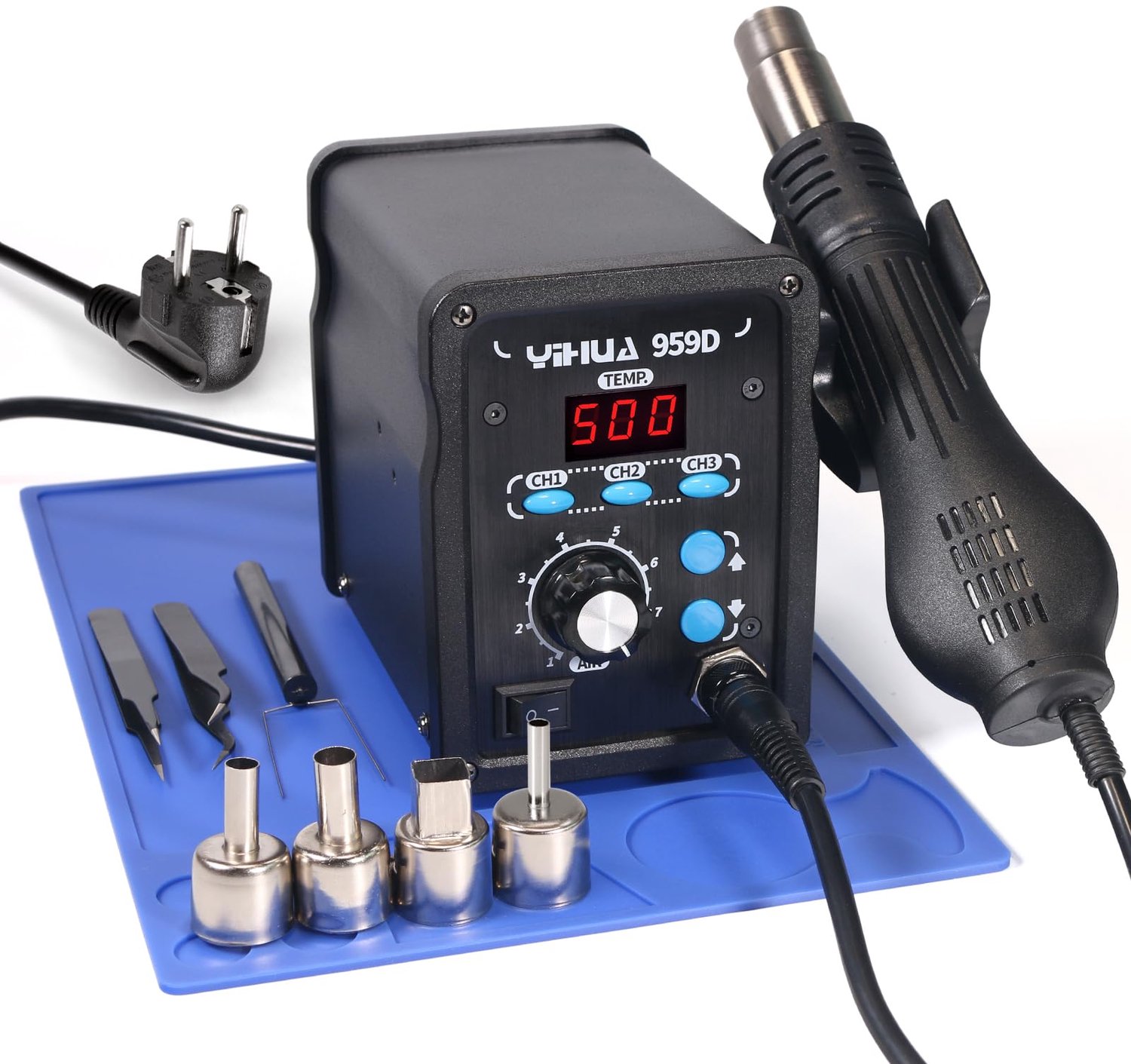 Hot Air SMD Soldeerstation met Temperatuurregeling
