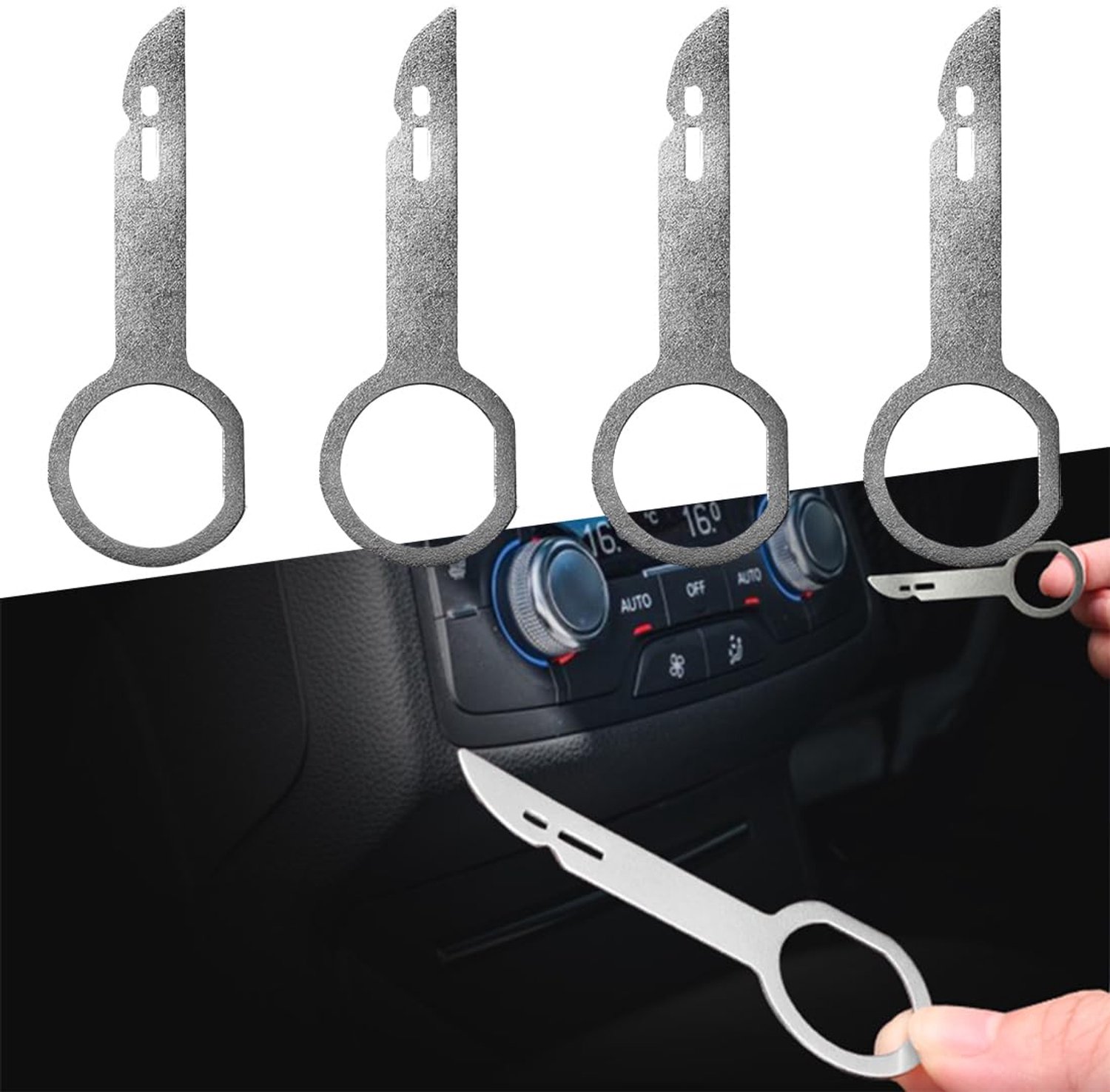 Set van 4 Auto Radio Demontage Gereedschappen