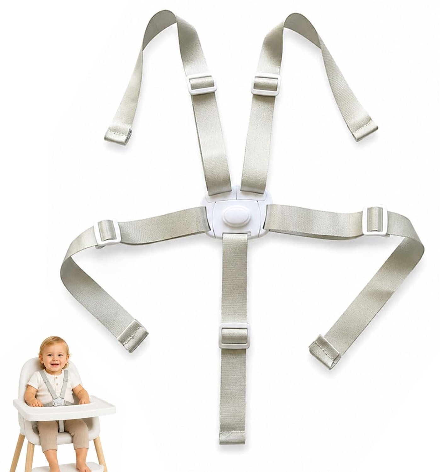 5-Punts Veiligheidsriem voor Kinderstoelen en Buggy's