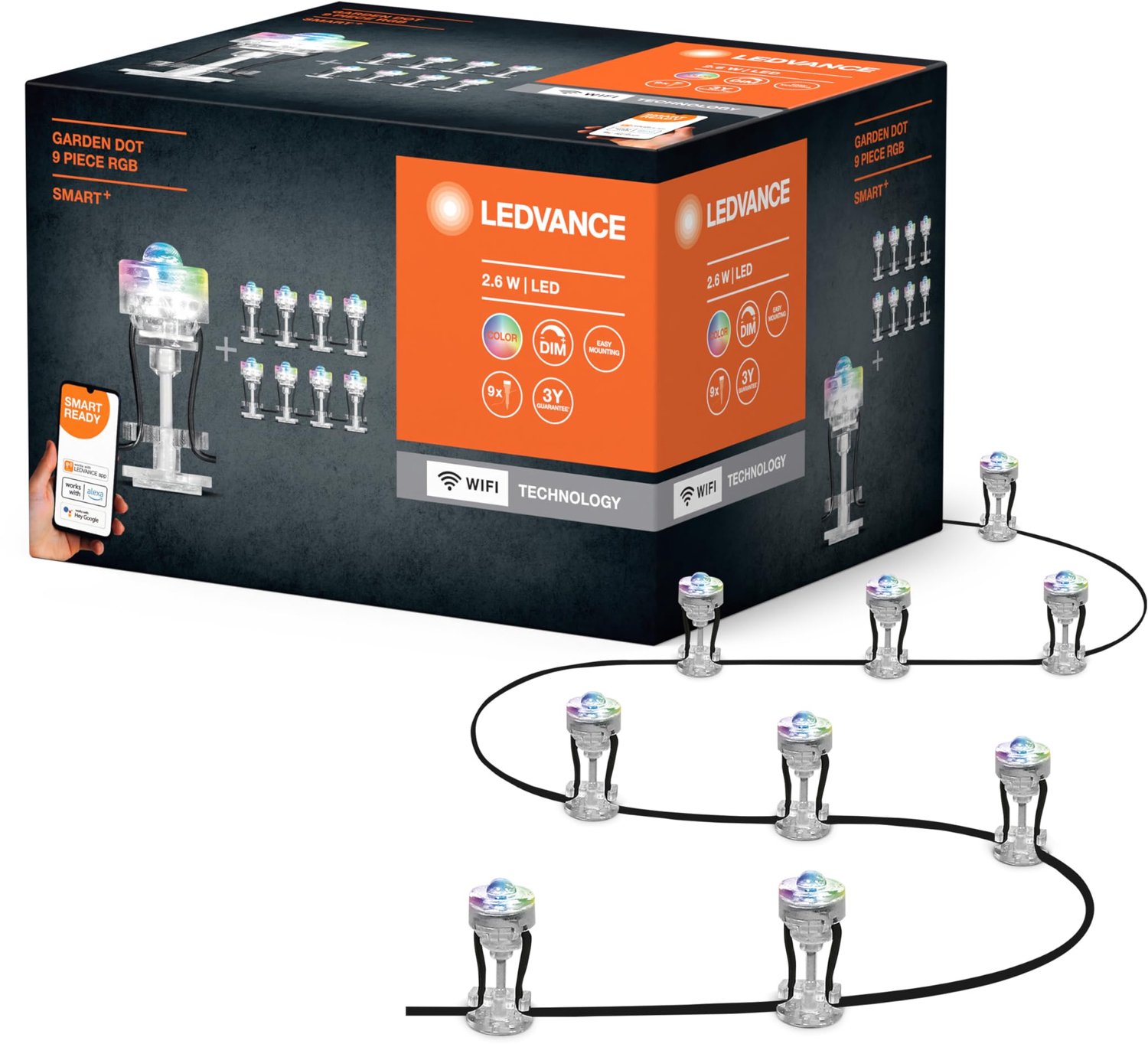 Smart Garden Luminaire - LED met RGB-kleuren