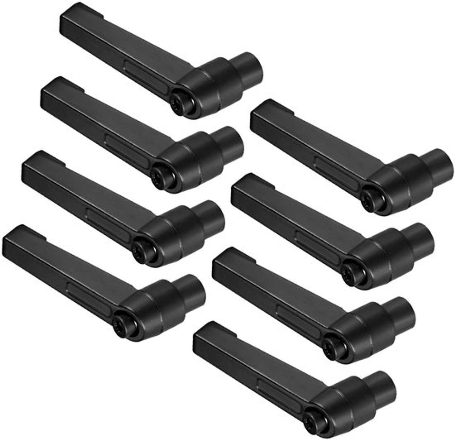 Verstelbare Greepklem M6 - Zwart Gecoat Staal - 8 Stuks - Machineknoppen - Voor Lasapparaten