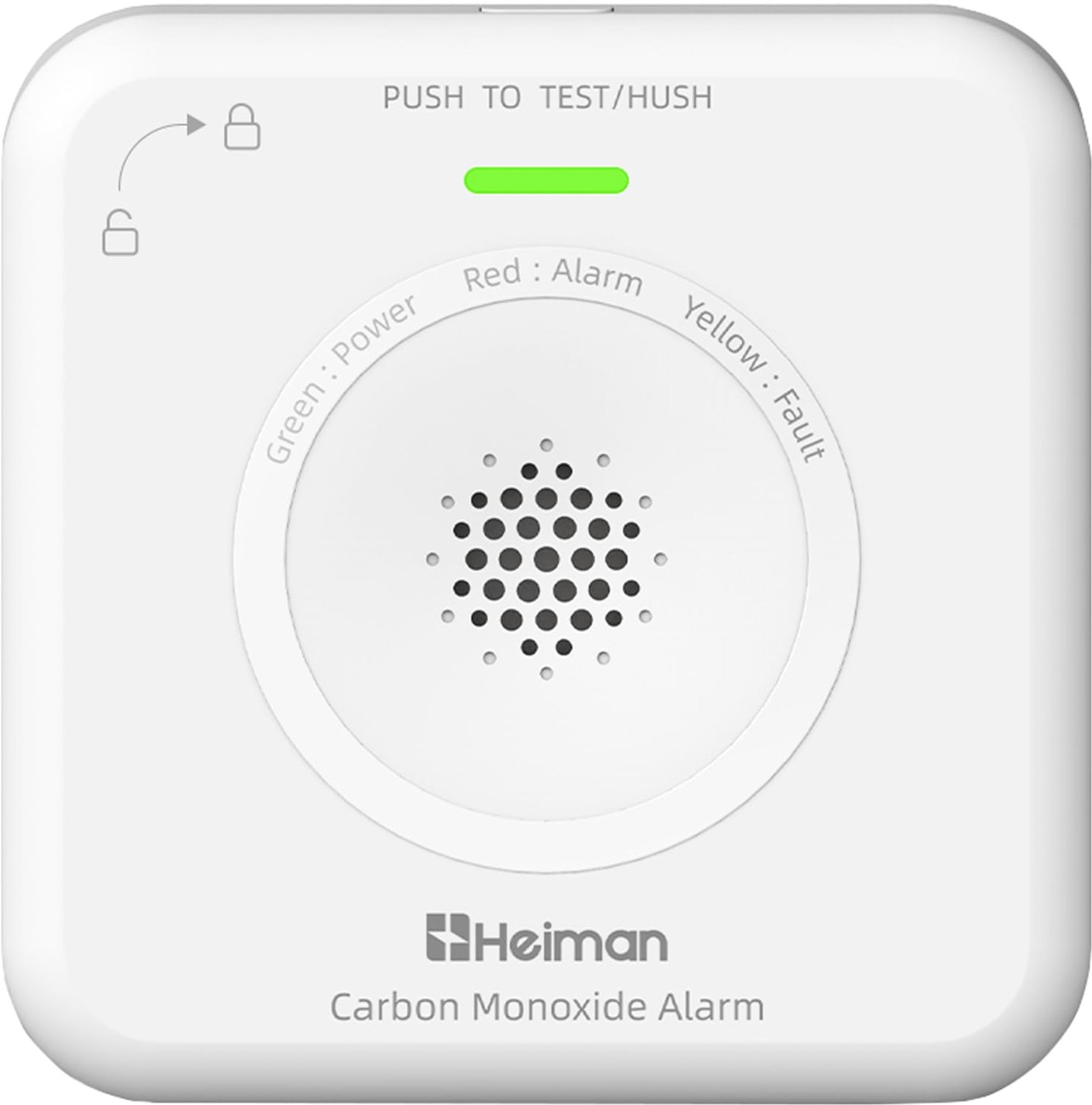 Draadloze Koolmonoxidemelder met Vervangbare Batterijen