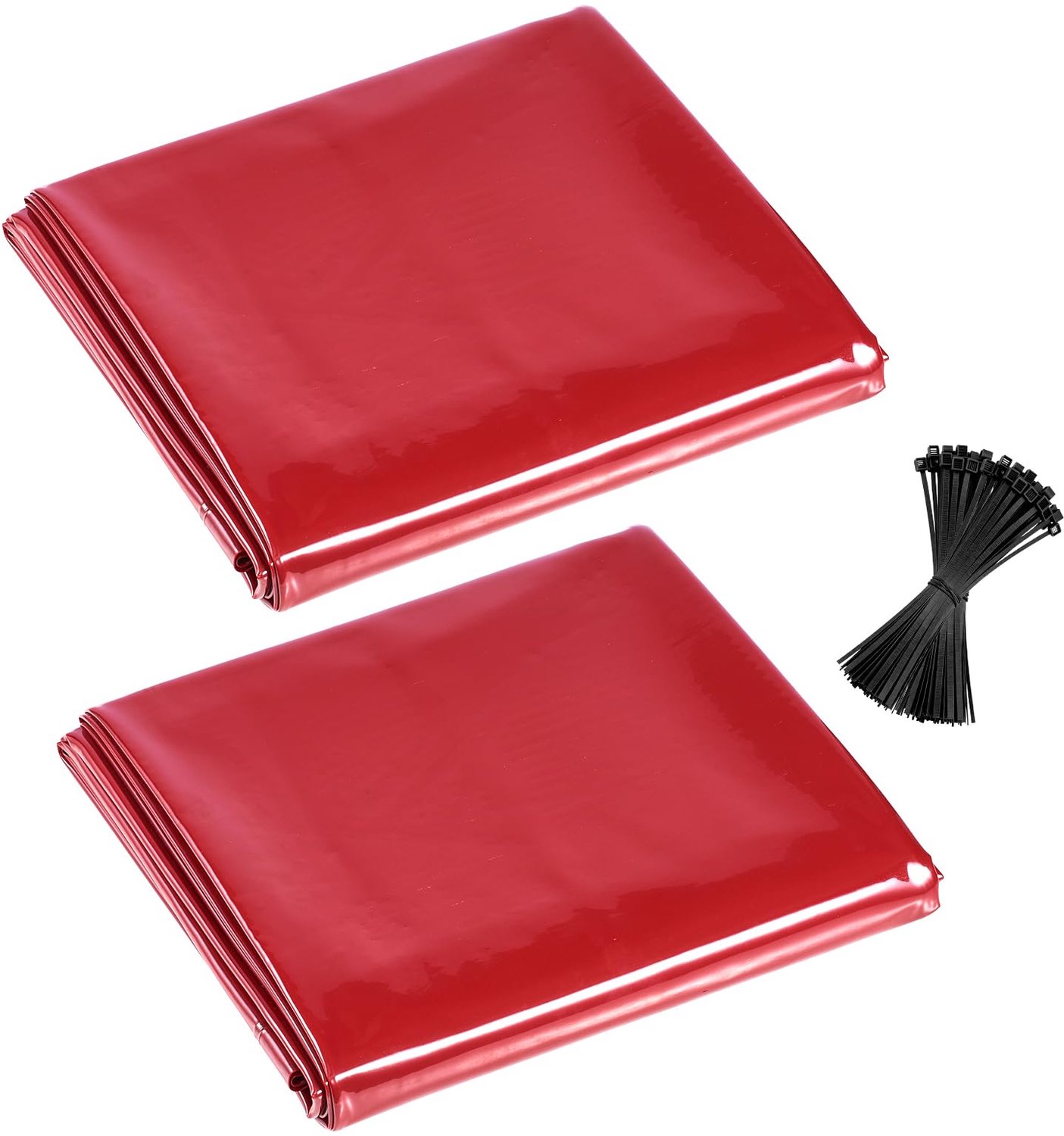 2 Stuks Lasgordijn - Vlamwerend Vinyl met 6 Niveaus UV-bescherming