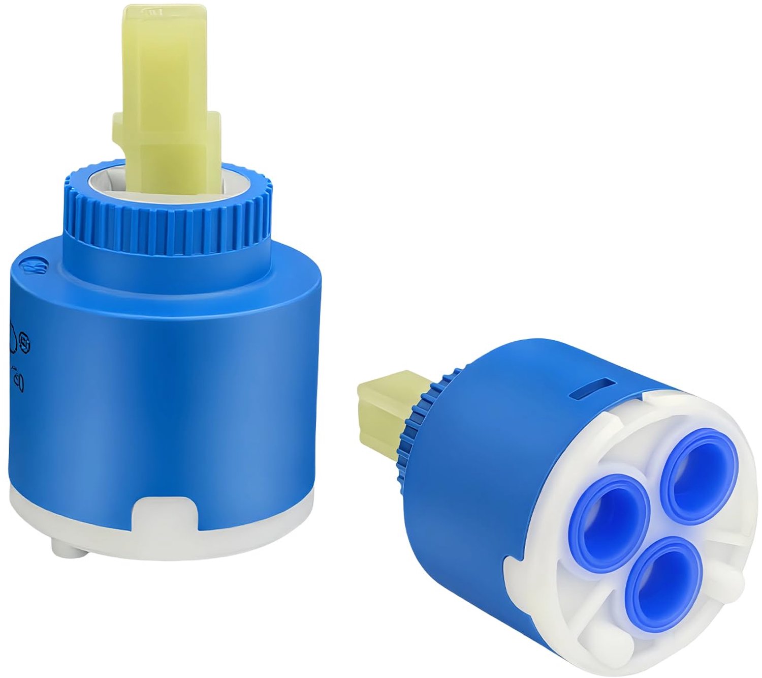 2× 35 mm Keramische Kraan Cartridge voor Keuken en Badkamer