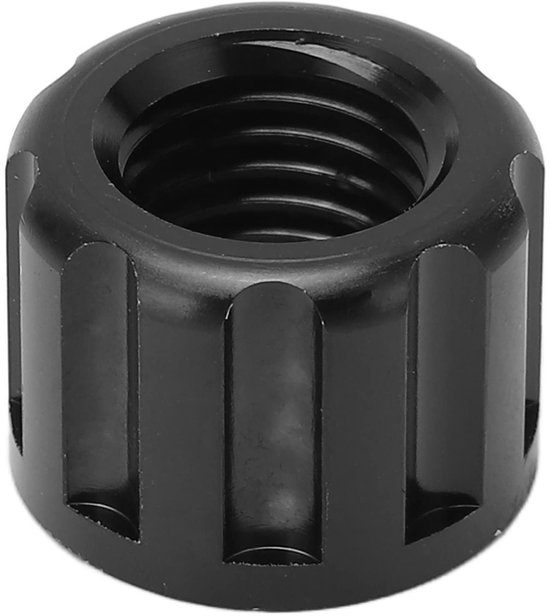 Steekas Moer Aluminium - M12 X 1,5mm - Fiets Accessoire - Mountainbike - Binnendiameter 12mm - Eenvoudig te installeren - Fietsnaven — afbeelding 3