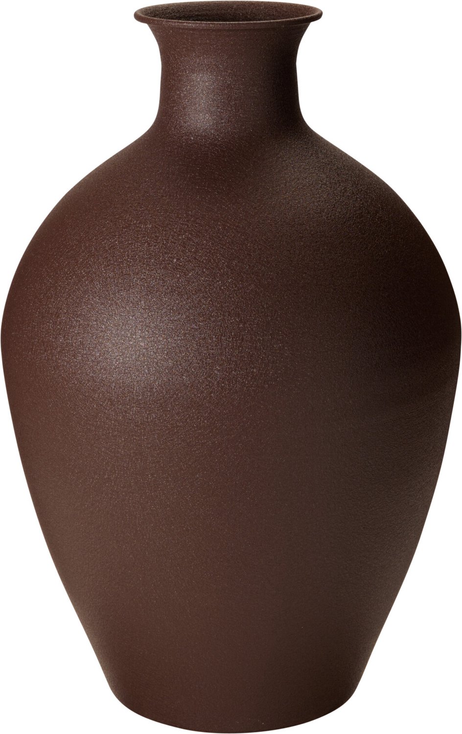 Home&Styling collections Home&Styling-vaas-metaal-46 cm hoog-donkerbruin