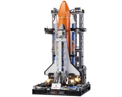 Ruimteveer bouwset - Ruimteveer model - Ruimtebouwblokken - Geschikt voor volwassenen en kinderen - STEM creatief speelgoed - Bouwblokken uit de technologieserie - Speelgoed voor jongens - 50*25,5*25,5 cm
