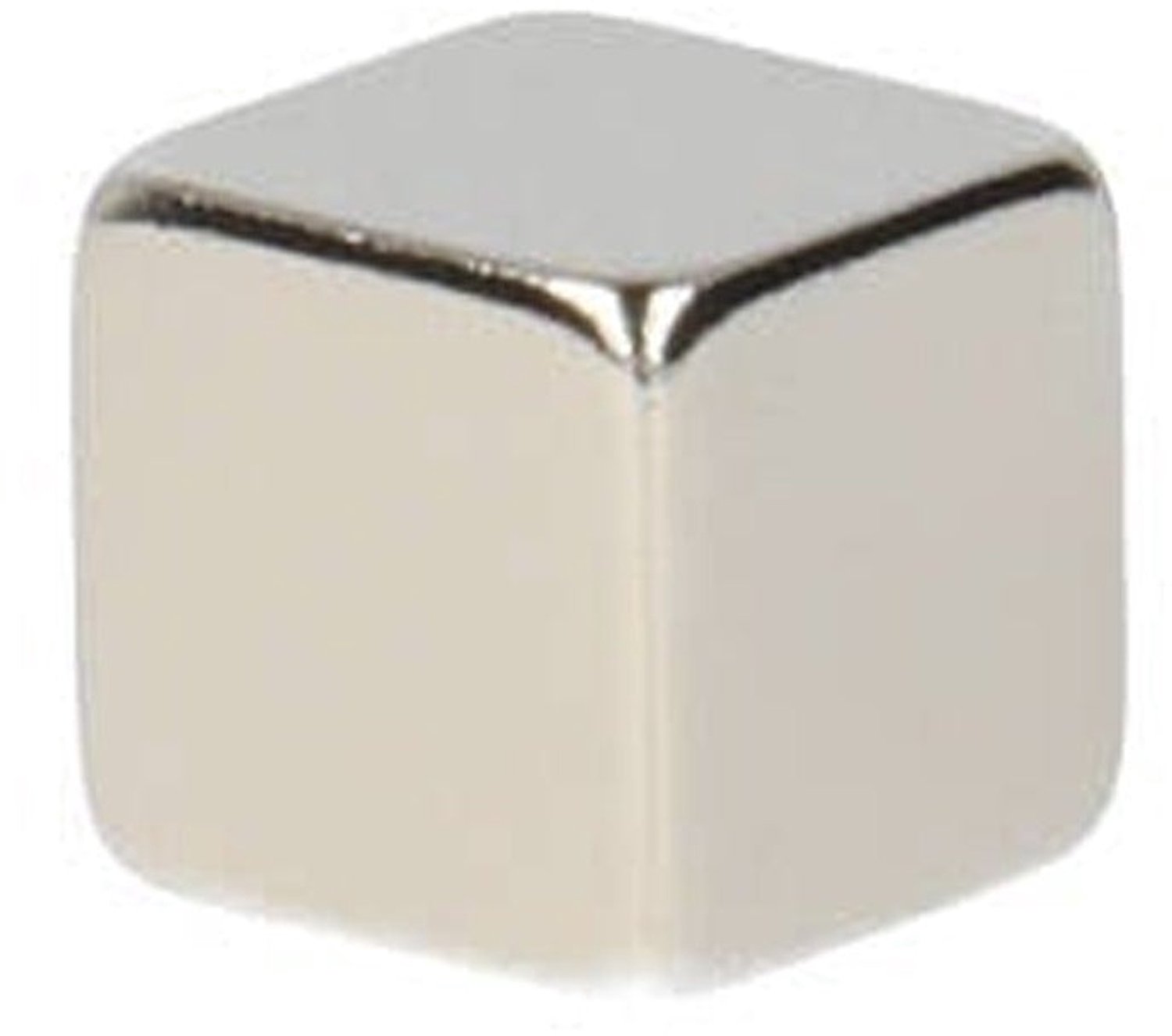 Neodymium Kubusmagneet 8 x 8 x 8 mm N45 NiCuNi – 10 stuks
