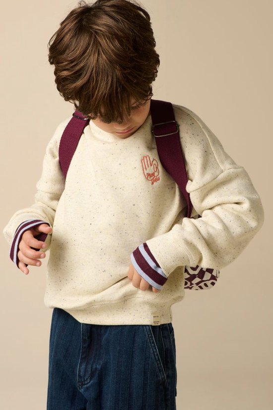 Grijze Sweater Met Artwork