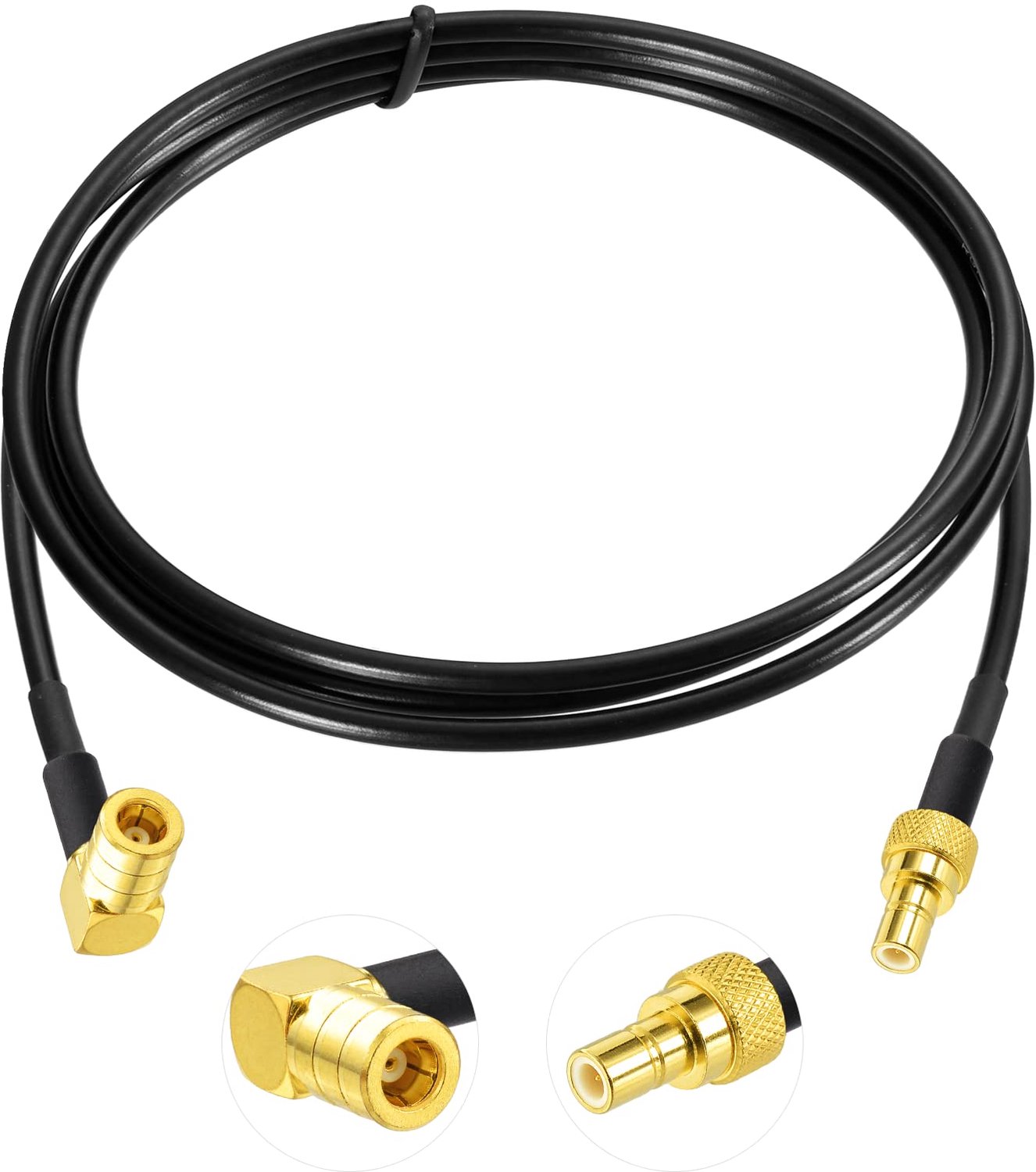 DAB+ Antenne Adapter Kabel Car Radio - 1m RG174 voor TechniSat Pioneer Sony Kenwood