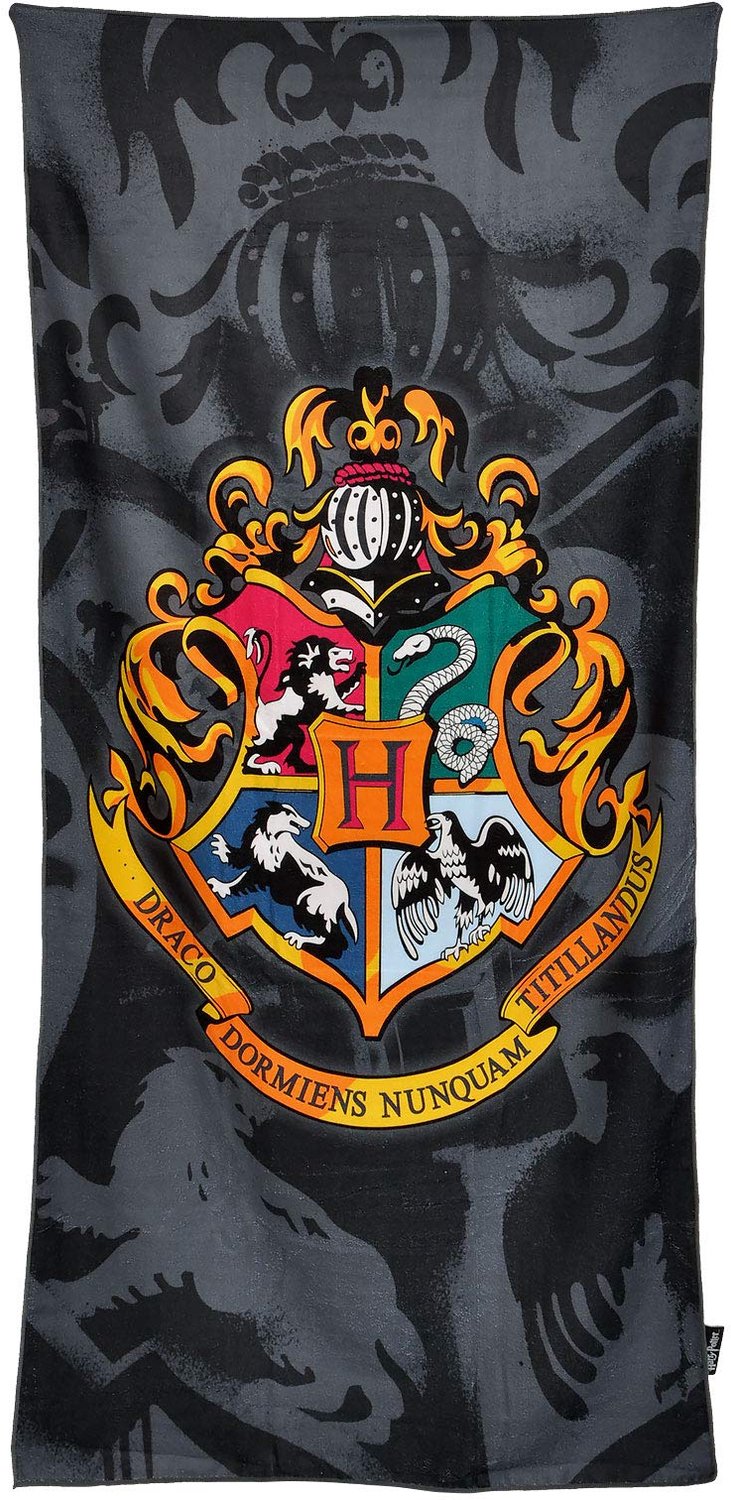 Harry Potter Strandhanddoek met Hogwarts Motief 90x180cm