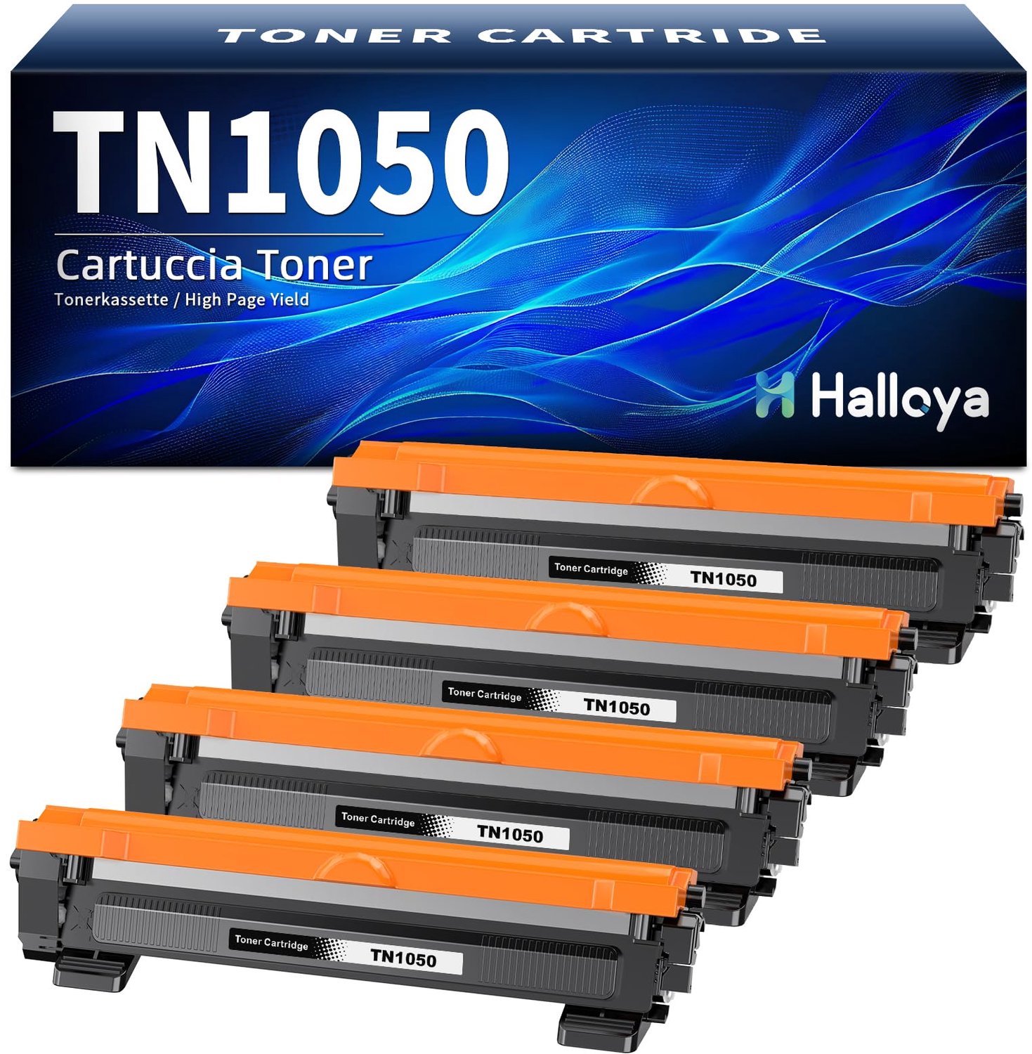 Toner Compatibel met Brother TN1050 (4 Stuks)