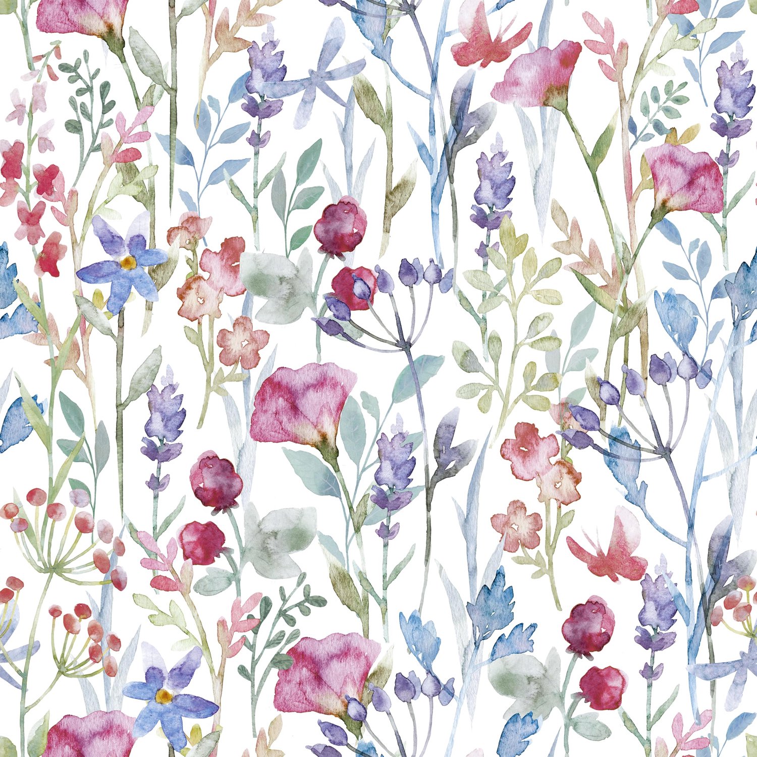 Zelfklevende Bloemenfilm voor Meubels en Muren, 44 cm x 300 cm