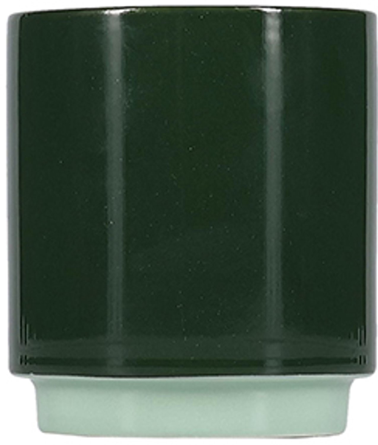 Fameilleur kop 27cl groen Duo set van 4 - stenen koffiekop en theekop, voor koffie, cappuccino en thee, vaatwasser- en magnetronbestendig, voedselveilig, servies voor thuis, restaurant en horeca, mooi als cadeau