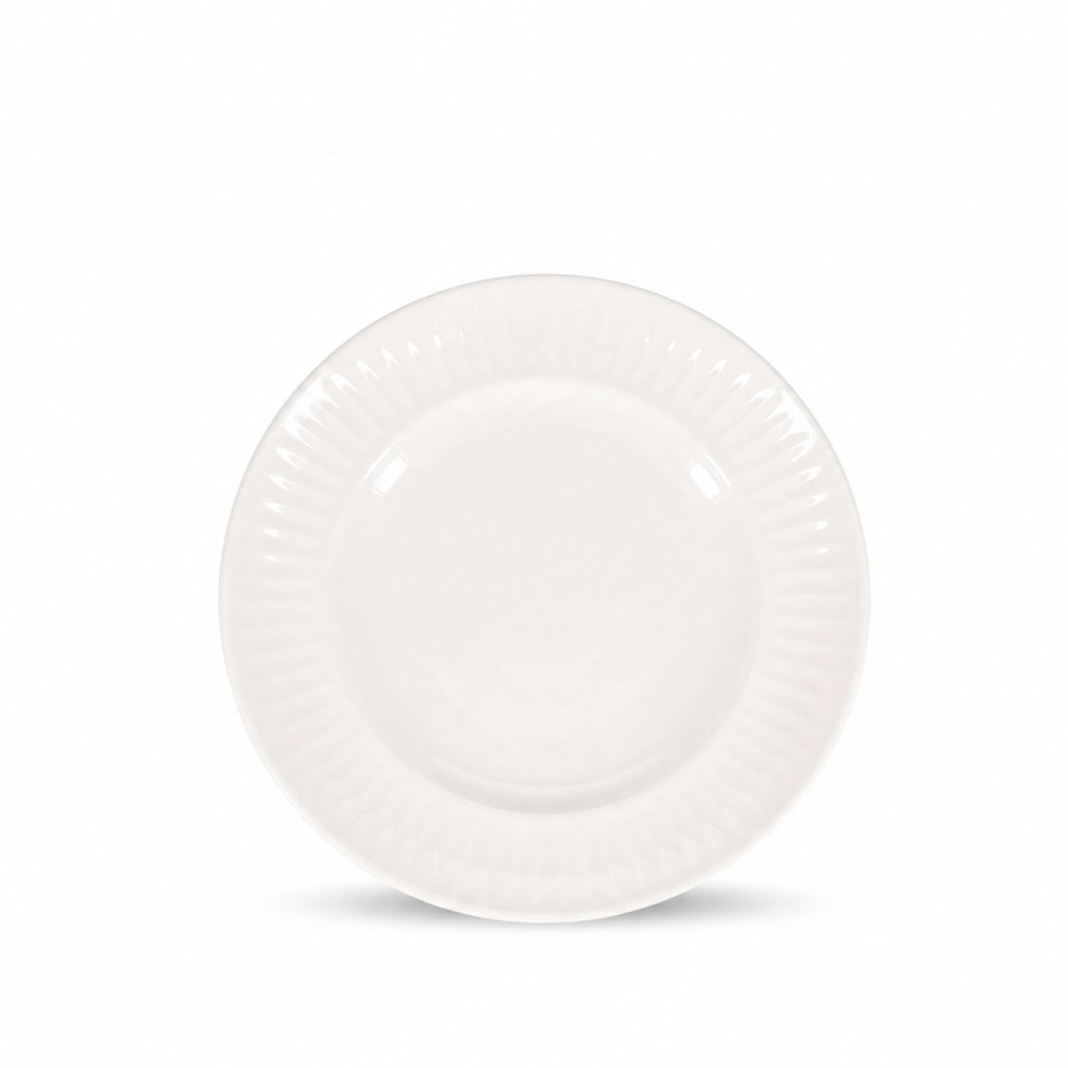 Fameilleur plat bord 28cm wit Solar set van 6 - porseleinen eetbord en dinerbord, voor ontbijt, lunch, diner en hoofdgerecht, vaatwasser- en magnetronbestendig, voedselveilig, servies voor thuis, restaurant en horeca, mooi als cadeau