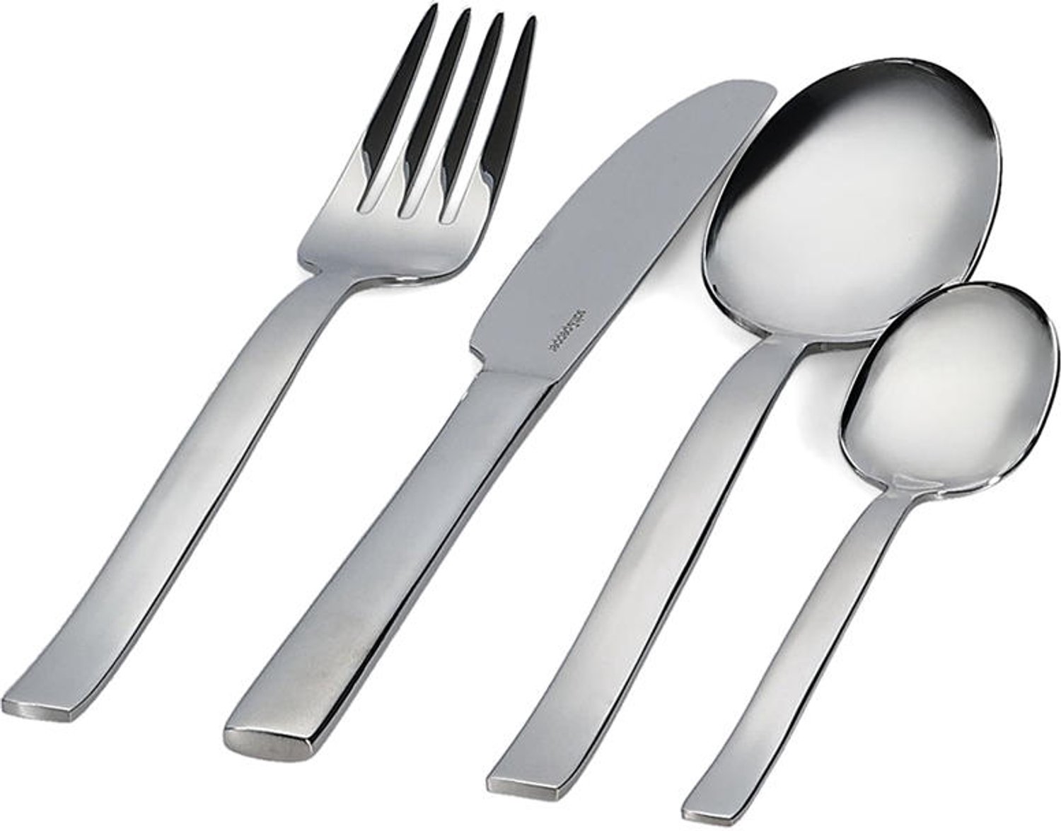 Fameilleur bestekset 16-delig Form - roestvrijstalen bestekset, voor dagelijks gebruik en diner, vaatwasserbestendig, voedselveilig, keukengerei voor thuis, restaurant en horeca, mooi als cadeau