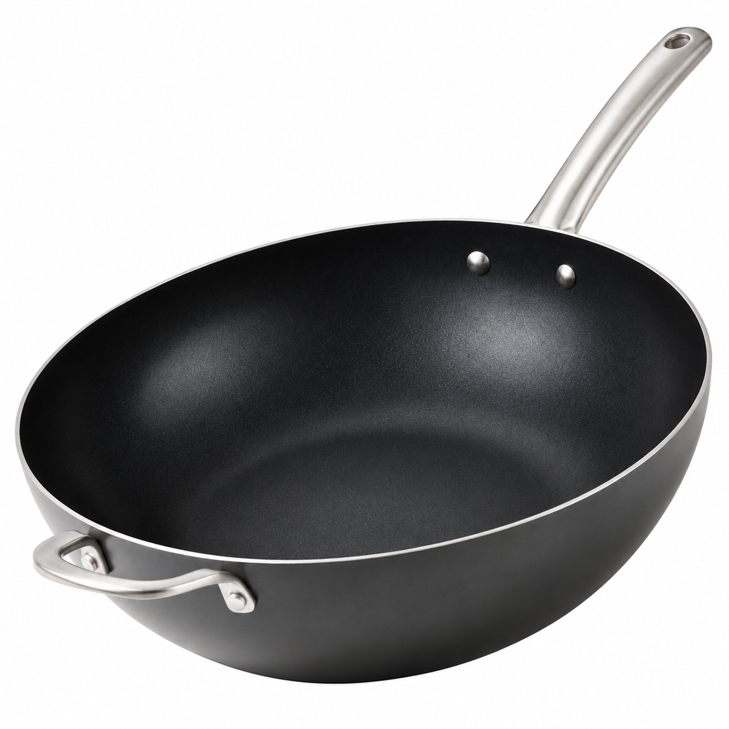 Bol.com ISENVI Murray Wokpan Inductie - 36 cm (XL) - Keramisch - RVS Greep - Wok - PFAS, PTFE Vrij - Alle Warmtebronnen aanbieding
