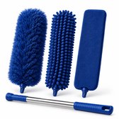 BOTC Telescopische Plumeau met Telescoopsteel - 4-Delige - Tot 250 cm - Plumeau uitschuifbaar - Stoffer - Duster