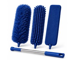 BOTC Telescopische Plumeau met Telescoopsteel - 4-Delige - Tot 250 cm - Plumeau uitschuifbaar - Stoffer - Duster