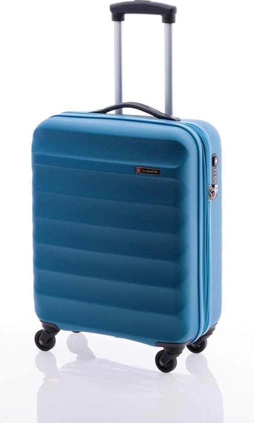 Gladiator Grow Up Handbagage koffer - 55 cm Expandable - TSA slot -  Lichtblauw | bol