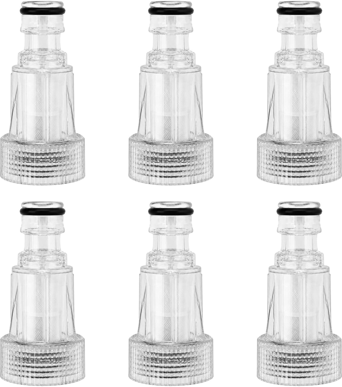 6 Stuks Waterfilters voor Hogedrukreiniger met Snelkoppeling