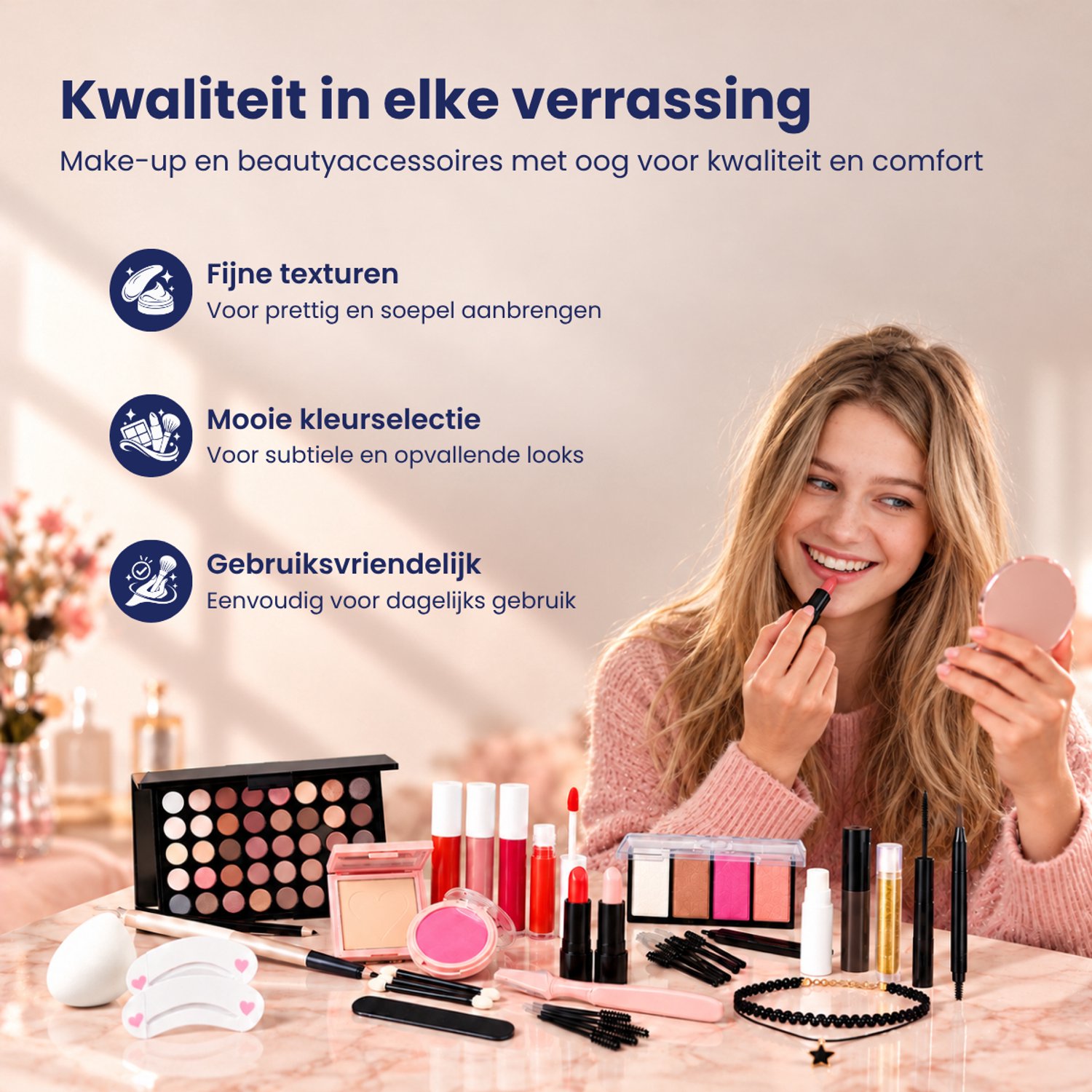 Make up Adventskalender 2026 - Beauty Set Dames - Makeup Adventkalender - Vrouwen - Tienermeisje – foto 6