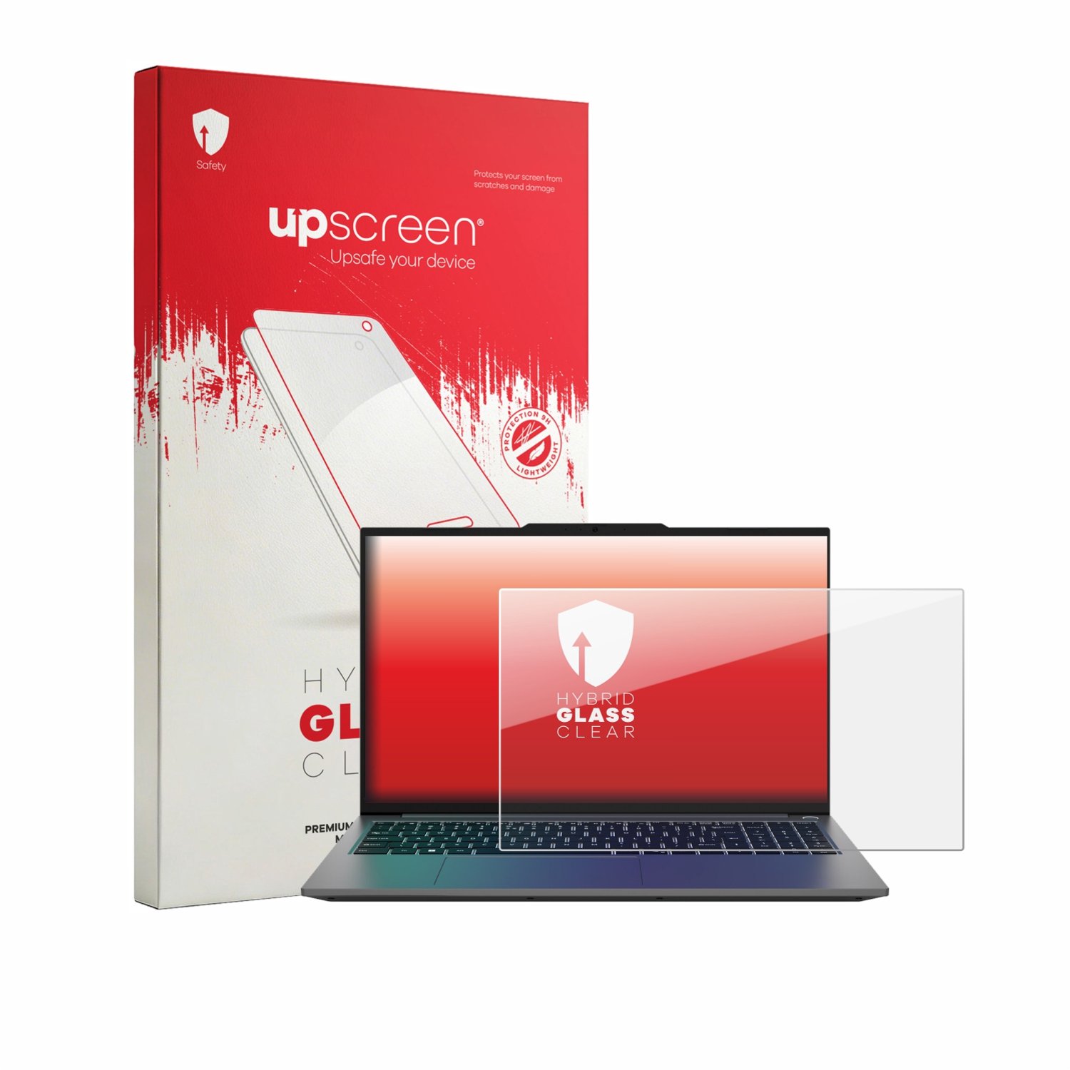upscreen - Screenprotector voor Medion Avantum 15 S2 - Folie Beschermfolie Beschermglas transparant