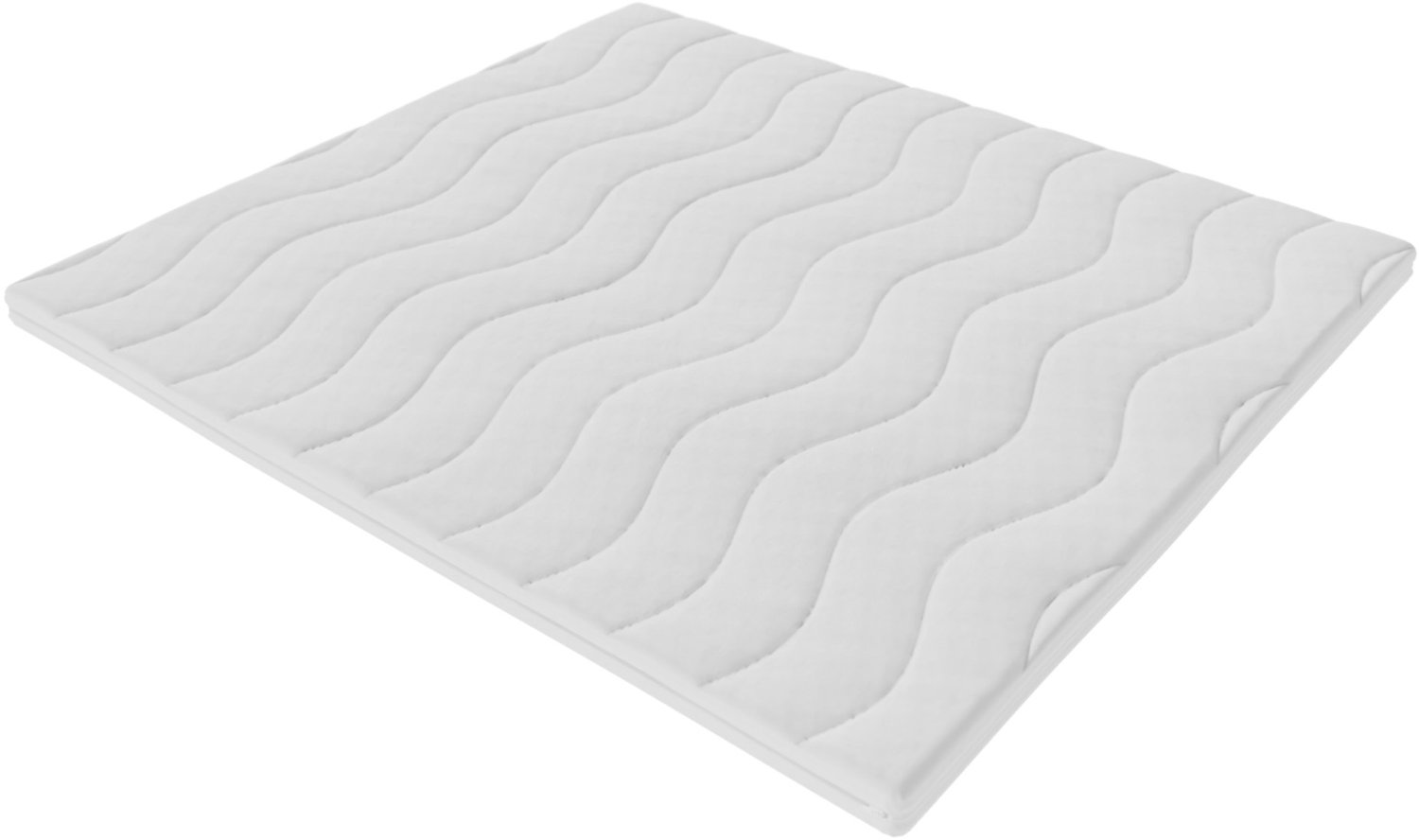 Toros Bedden Topmatras Ergonomisch - Topper Hotel XL - HR Koudschuim 9cm dik° Topdek - Comfort Bamboo Tijk - STEVIG - 180x200 - Anti Bacterieel Wit