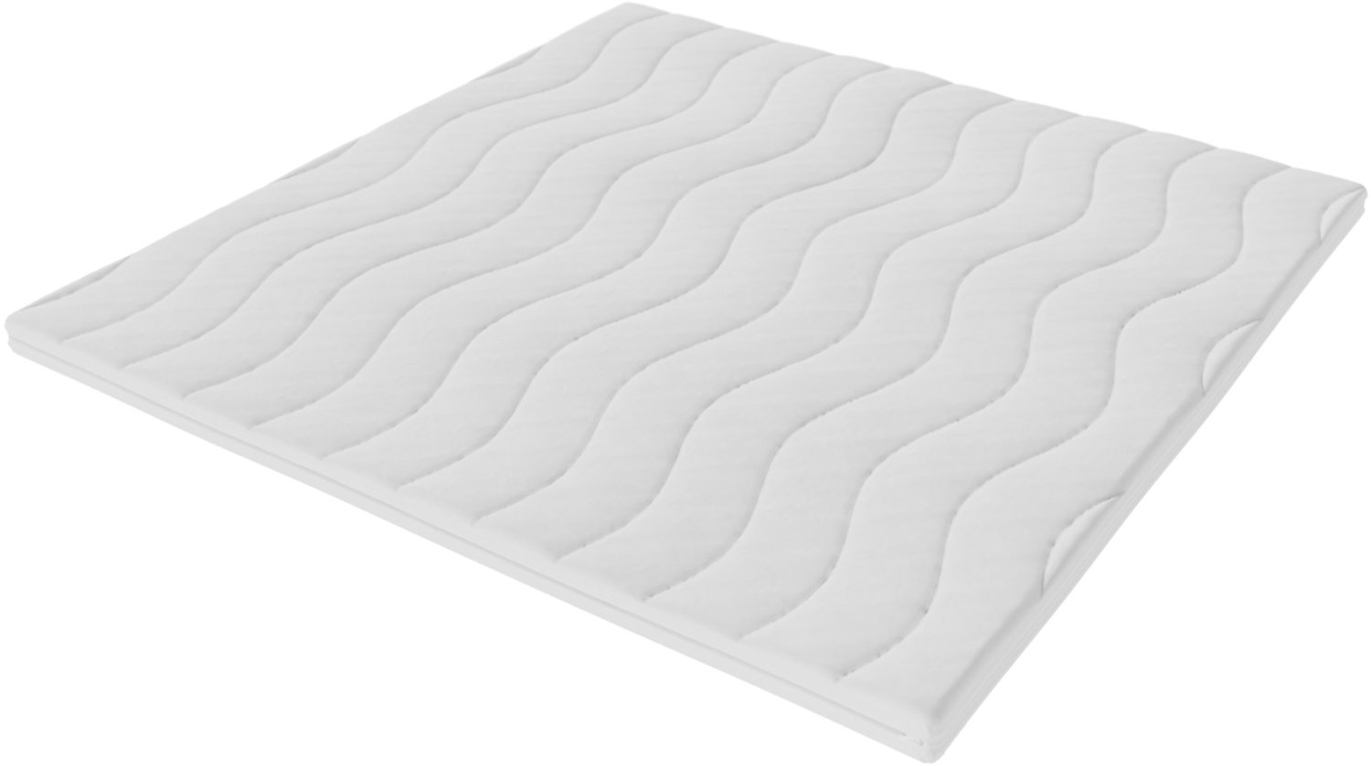 Toros Bedden 200 x 200 Topdekmatras - Topper Hotel XL - Koudschuim HR45 9cm dik - STEVIG - Cool & Fresh Wit