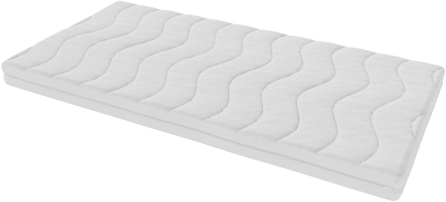 Toros Bedden Matras 100x200 - 14cm dik - HR Koudschuim - Bamboo hoes - contour gesneden 7-zone Wıt