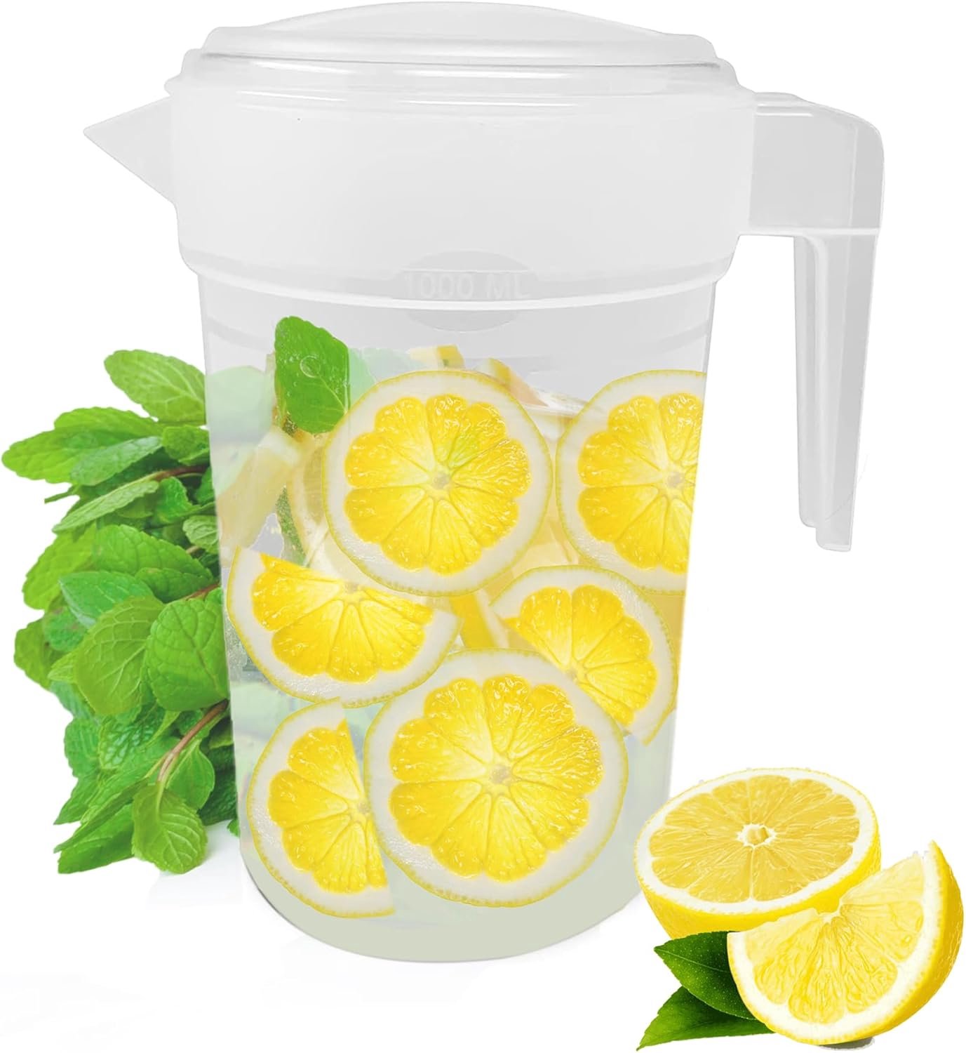 PLASTIFIC Food Grade Jug - Perfect voor voorraadjus - Magnetronbestendig - Keuken Homebrew Vloeistoffen - Homevero